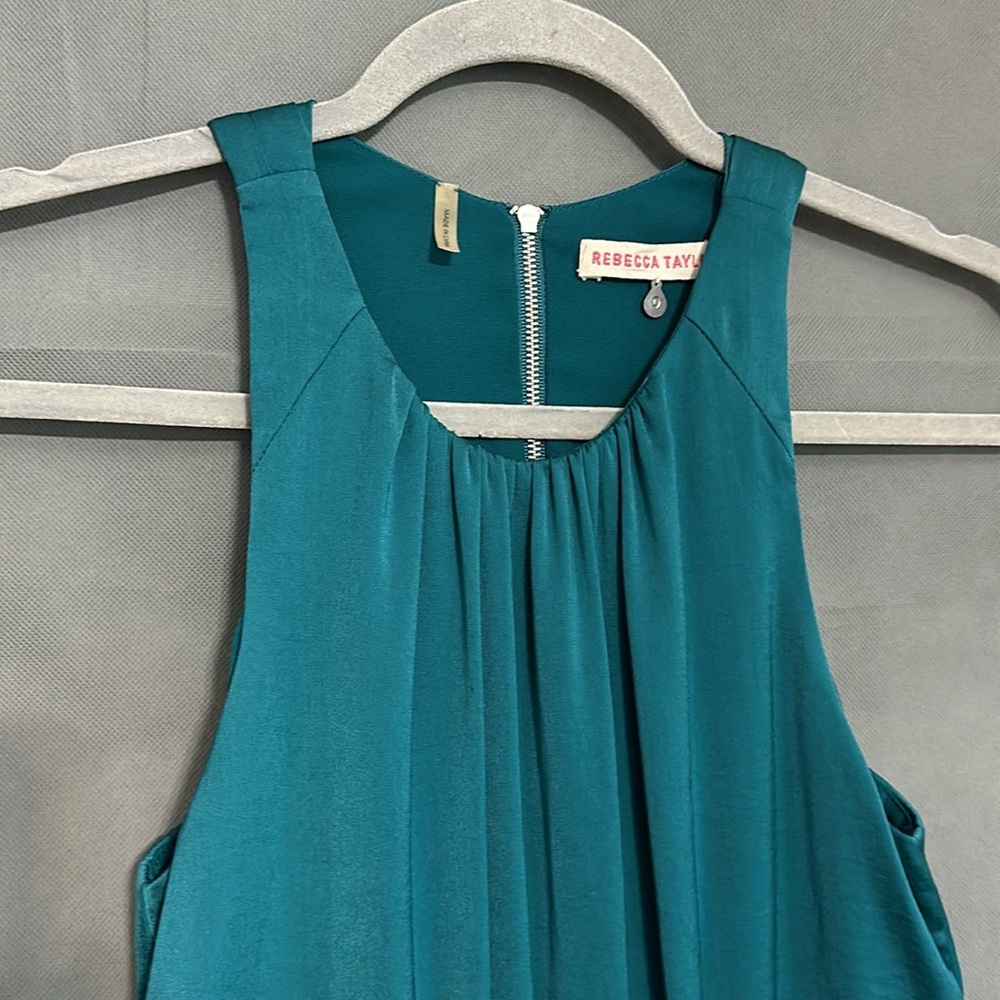 Rebecca Taylor Satin “Set In Shift” Dress - Picture 7 of 12